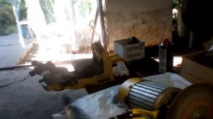 Реверс (хош лево хош право) на станке для заточки цепей одним пальцем! 14.08.19(24).