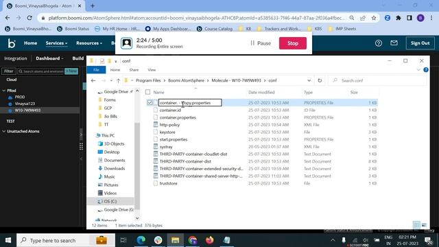 How to add a node specific container properties file смотреть онлайн