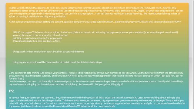 printing 'response' from scrapy request смотреть онлайн