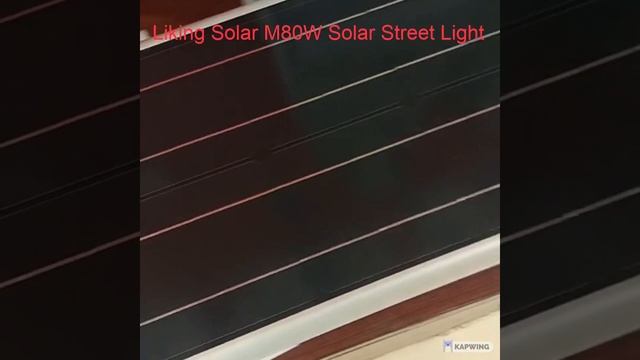 Liking Solar M80W Solar Street Lights смотреть онлайн