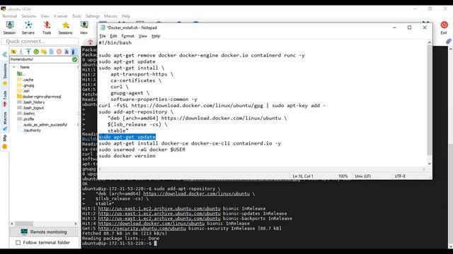 installing Docker on ubuntu 18.04 or above смотреть онлайн
