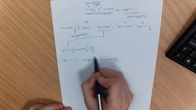 List / Array - Python Explained (Single / 1D Array) - Iteration смотреть онлайн