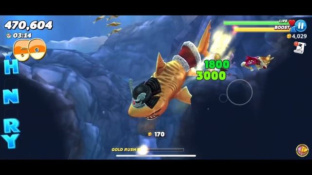 MUTANT TIGER SHARK! - Hungry Shark World смотреть онлайн