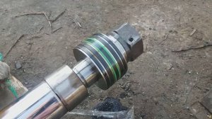 Как разобрать гидроцилиндр JCB130. JCB160