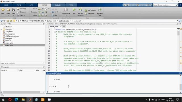 Single Image Dehazing Using Dark Channel Prior With Median Filter and Contrast Enhancement | MATLAB смотреть онлайн