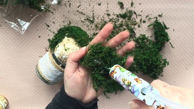 Как сделать топиарий Интерьерное дерево из мха за пару минут своими руками смотреть онлайн