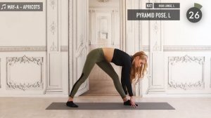8 MIN STRETCH FOR SPLITS - how to get your front splits / No Equipment I Pamela Reif
