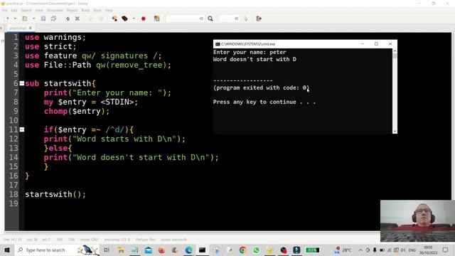 Perl Matching - Startswith Endswith Fun Code Example 2023 смотреть онлайн