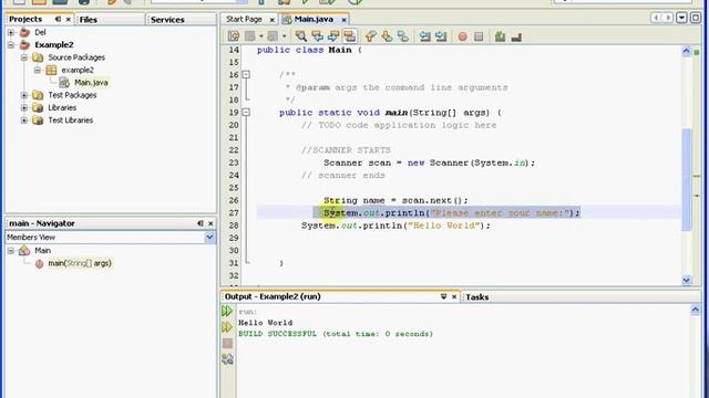 Simple Java in NetBeans смотреть онлайн