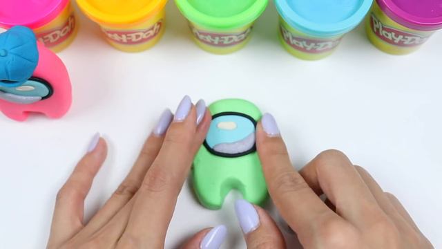 How to Make Cute Play Doh Among Us Characters | Fun & Easy DIY Play Dough Crafts! смотреть онлайн