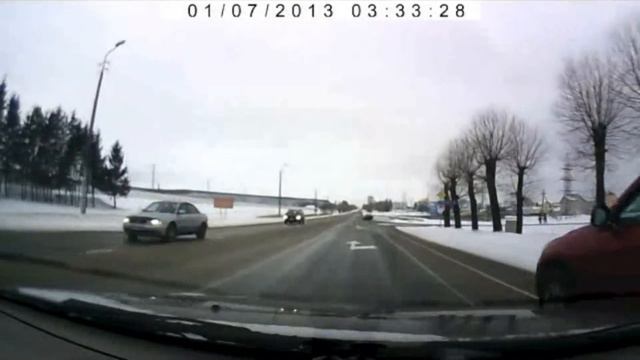 Обгон справа. Жодино. пр.Ленина смотреть онлайн