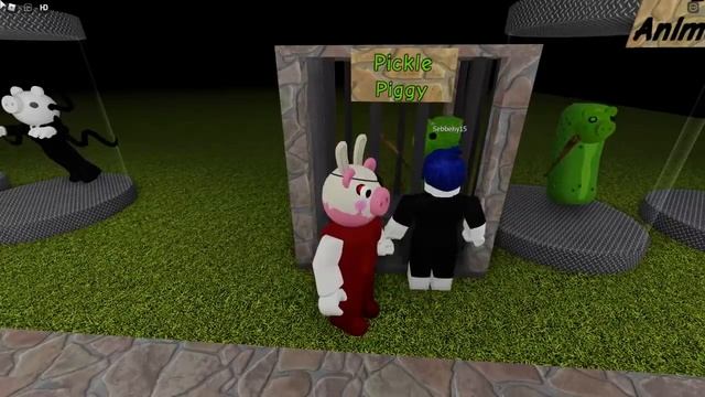 Roblox Piggy PICKLE RICK PIGGY JUMPSCARE - Roblox Piggy Animation смотреть онлайн