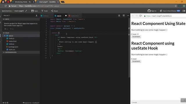 38) React Hooks and useState Hook | Learn React js in Tamil смотреть онлайн