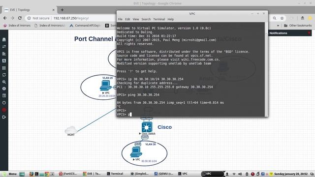Cumulus to Arista Port channel :LACP , VLAN trunk config (link aggregation (bond), and 802.3ad) смотреть онлайн