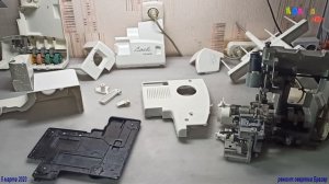 Ремонт оверлока Бразер 1034Д. Перестал работать вообще. И не мудрено. Там столько всего!!!