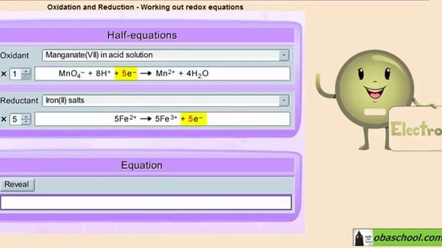 simulation_ - AS Chemistry - Oxidation and Reduction- Working out Redox Equations смотреть онлайн