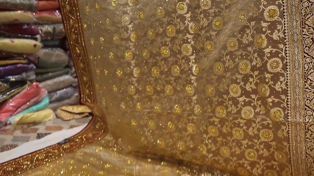 ARNG-2102 "The Hazel wood" Vol 2 Premium Banarasi Saree||Silk ||Golden Zari|Acrylic Stones смотреть онлайн