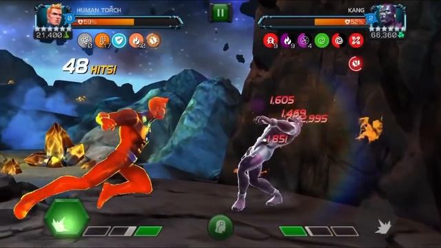 Act 7 Final Boss Superior Kang Fight! Human Torch Solo??! Beta Fight! - Marvel Contest of Champions смотреть онлайн
