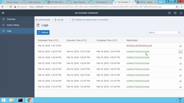 SAP HANA Academy - Job Scheduler - Node.js Part 3/4 [2.0 SPS 02] смотреть онлайн