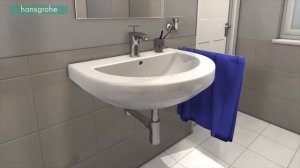 Hansgrohe установка смесителя для раковины Ecos L