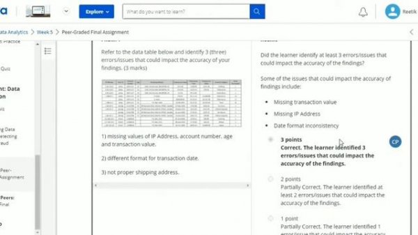 IBM : Introduction to data analytics week 5 final, peer graded assignment all answers [COURSERA]