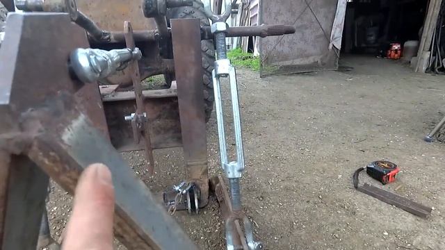 Задняя навеска на минитрактор ....(мой вариант) #Sanek23rus #PRO100еРешение #БЕЗтокаря #Фсёпро100