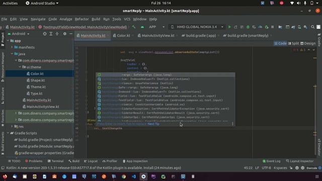 Machine Learnig With Jetpack Compose(Smart Replies) #1 смотреть онлайн