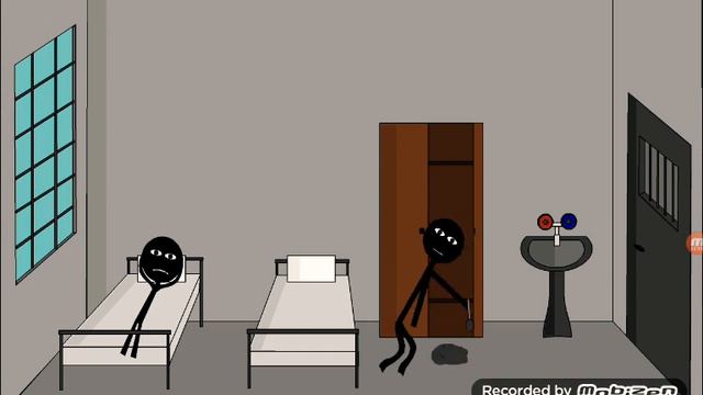 Прохождение Стикман побег из психушки смотреть онлайн