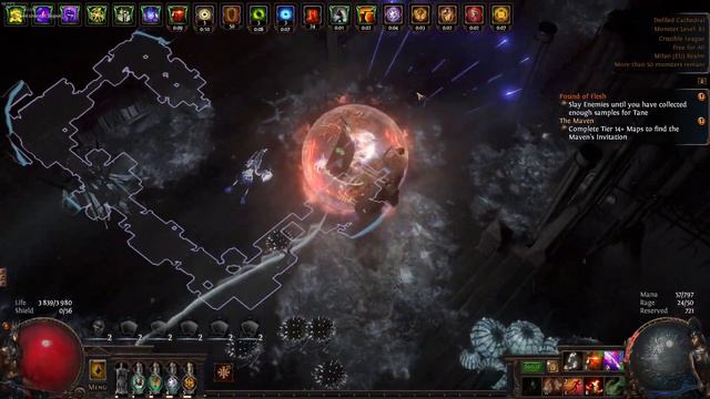 [PoE] Стакер Силы Ascendant Lightning Arrow|Path of Exile Crucible смотреть онлайн