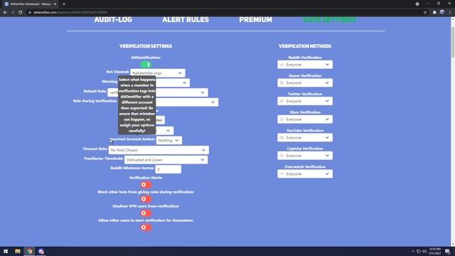 How to make a Discord Verification System with AltDentifier. смотреть онлайн