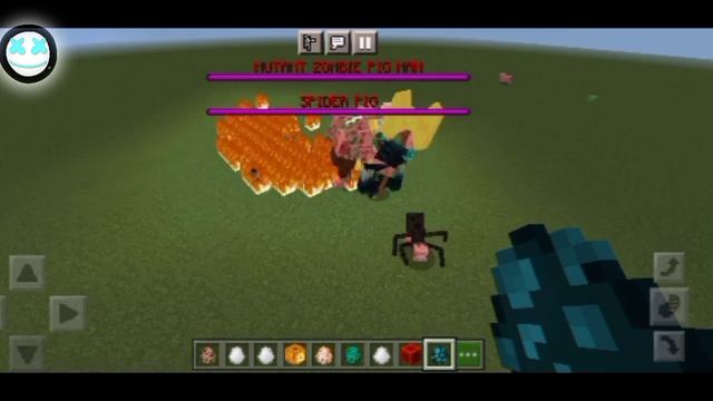 Minecraft Mob Battle Warden VS Mutant Piglin in hindi Minecraft mods 1.19 смотреть онлайн