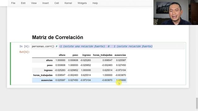 Correlación de Pearson y cómo crear Mapas de Calor de la Matriz de Correlaciones con Python смотреть онлайн