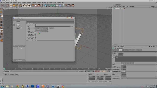 How to Transfer 3d text from cinema 4d to photoshop | Trippy Designs смотреть онлайн