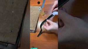 Как вшить замок в кожаную сумку. Часть 1