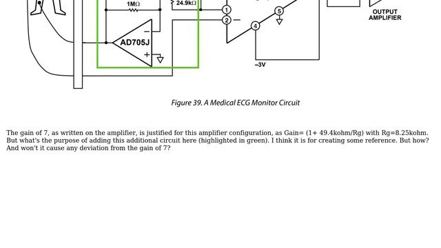 AD620 Instrumentation Amp EMG Circuit