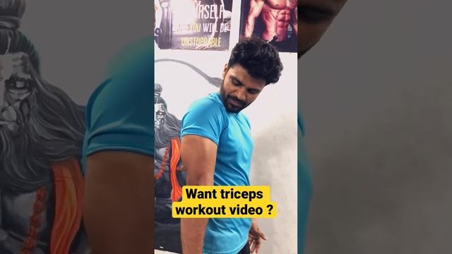 Gym?️♀️Triceps Motivation Natural Bodybuilding ??#shortsindia