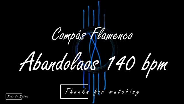 Compás Flamenco Abandolaos 140 bpm смотреть онлайн