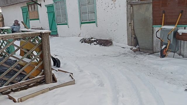 Завели бывалого, снегоход из бензопилы смотреть онлайн