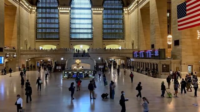 Grand Central Station New York City Timelapse смотреть онлайн