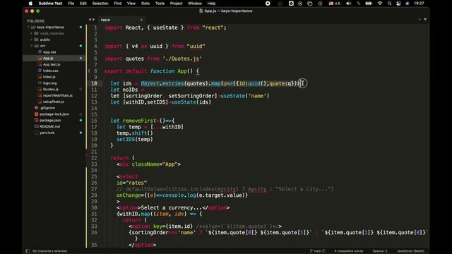 Importance of keys in react смотреть онлайн