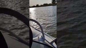 Испытания дистанции на лодке пвх 360 и мотора тохацу.