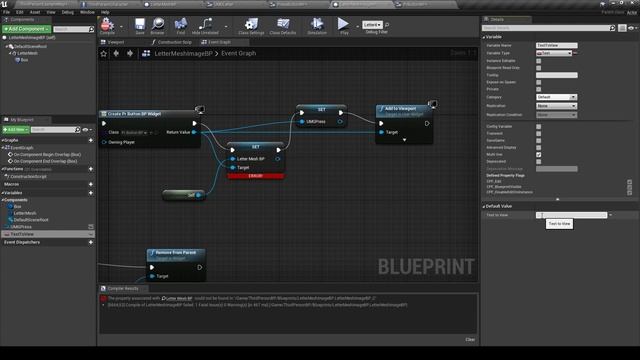 UE 4. Создание читаемого письма. смотреть онлайн