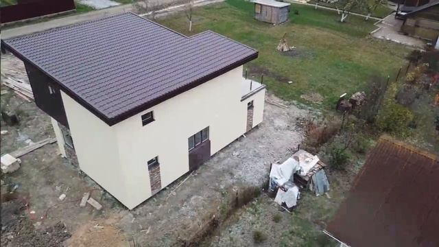 Дом из контейнера. 26 октября 2017г. Аэросъемка смотреть онлайн