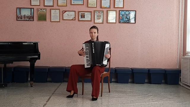 Жаткина Карина. И.С. Бах "Ария" g-moll смотреть онлайн