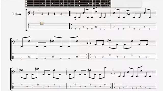 Cannibal Corpse   Disfigured BASS GUITAR TAB