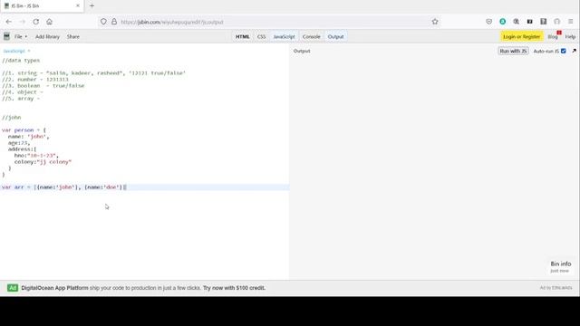 #1 - JavaScript Data Types in Telugu смотреть онлайн