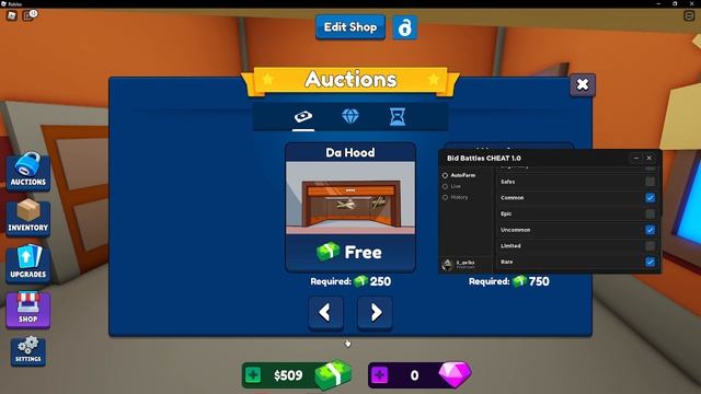 ? СКРИПТ на АВТО-ФАРМ Bid Battles Tycoon в Roblox | АВТО-ПРОДАЖА ПРЕДМЕТОВ и МНОГО ДРУГИХ ФУНКЦИЙ! смотреть онлайн