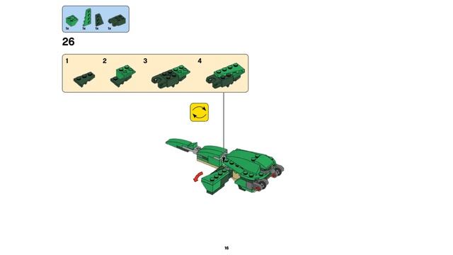 Lego Creator 31058 Brontosaurus (secret model) - Building Instruction смотреть онлайн