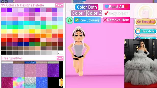 RE-CREATING ARIANA GRANDE'S INSTAGRAM PHOTOS IN ROYALE HIGH! | Roblox смотреть онлайн