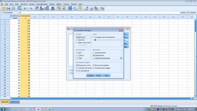 How to Use SPSS:Chi Square Test for Independence or Crosstabulation (2x4) смотреть онлайн